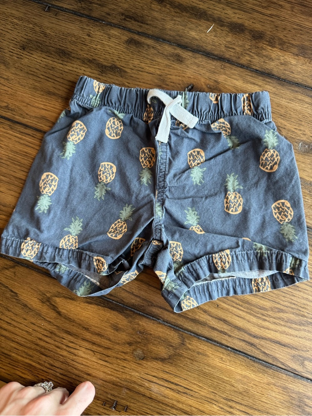 Carter's Pineapple Print Shorts - Gray and Yellow